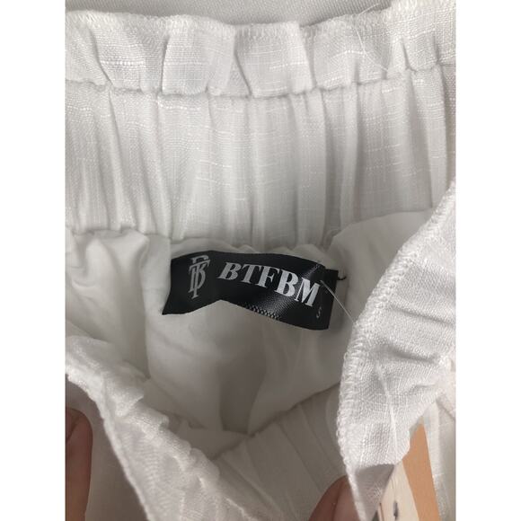 BTFBM Womens Summer Adjustable Tie Spaghetti Strap Sleeveless Dress Casual Loose - Picture 4 of 12